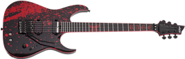 Schecter DIAMOND SERIES Sullivan King Banshee-6 FR-S Obsidian Blood  6-String Electric Guitar 2024